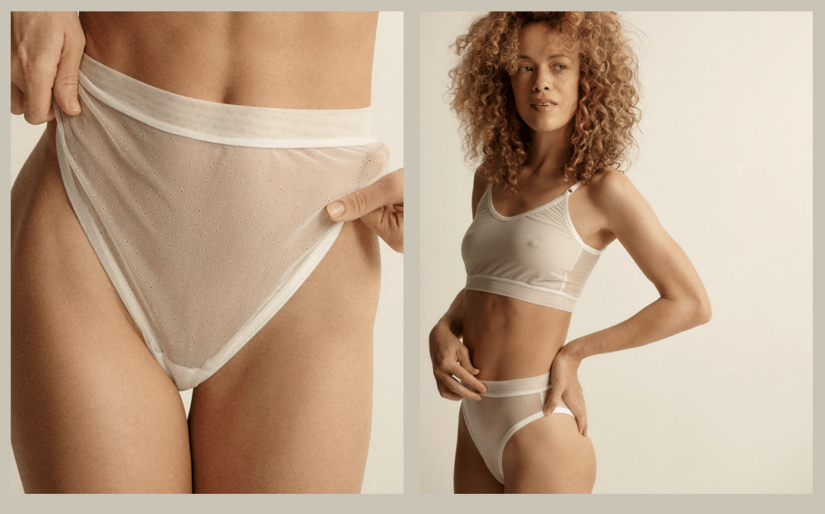 Maria Mesh Bra & Panty Set